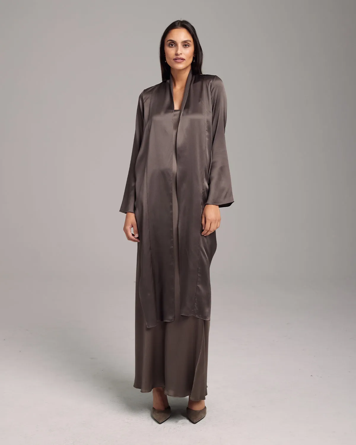 Silk Featherlight Wrap Blouse - Core