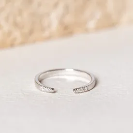 Silver Open Ring - Hailey