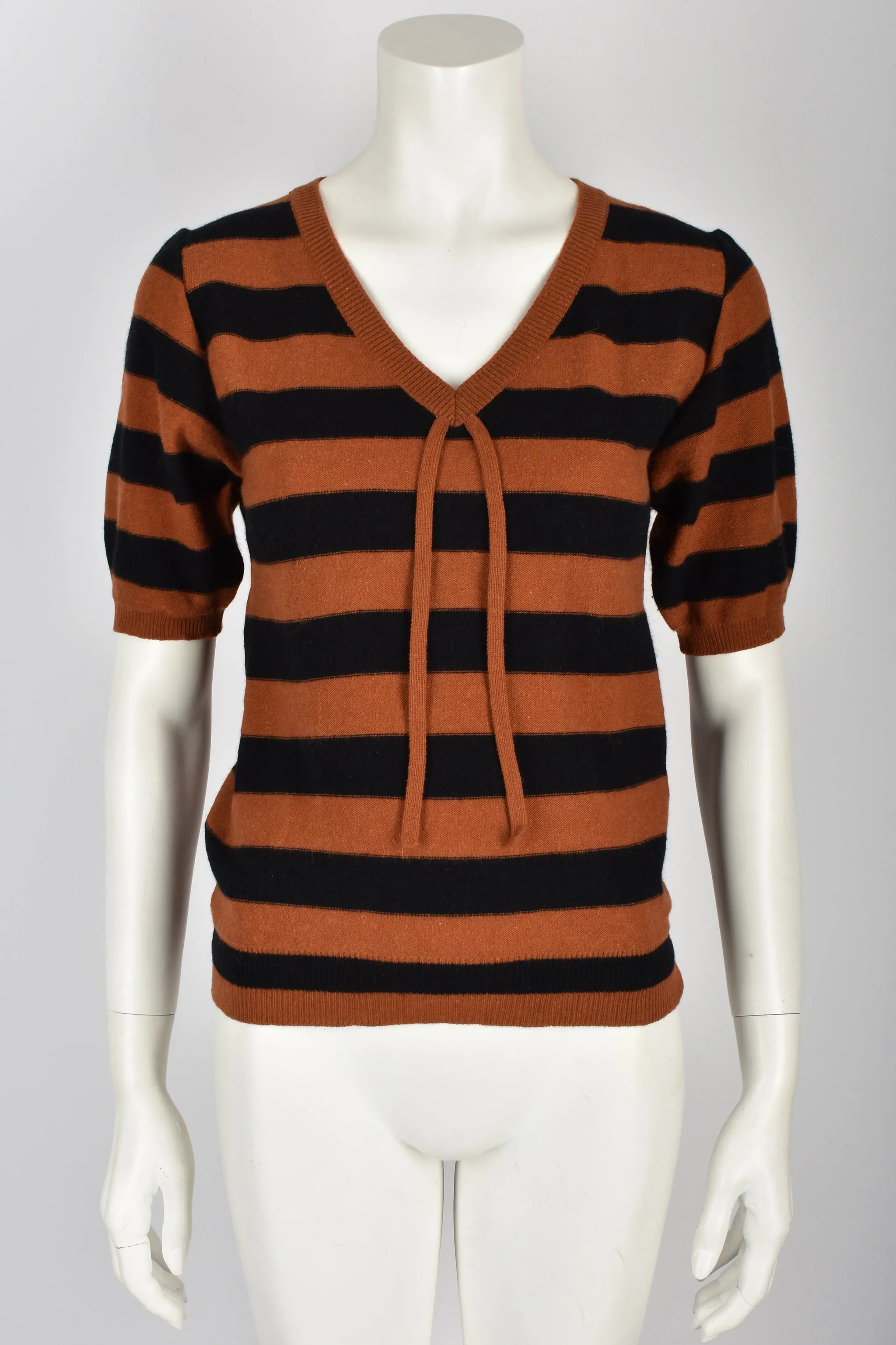 SONIA RYKIEL 70s striped wool sweater M