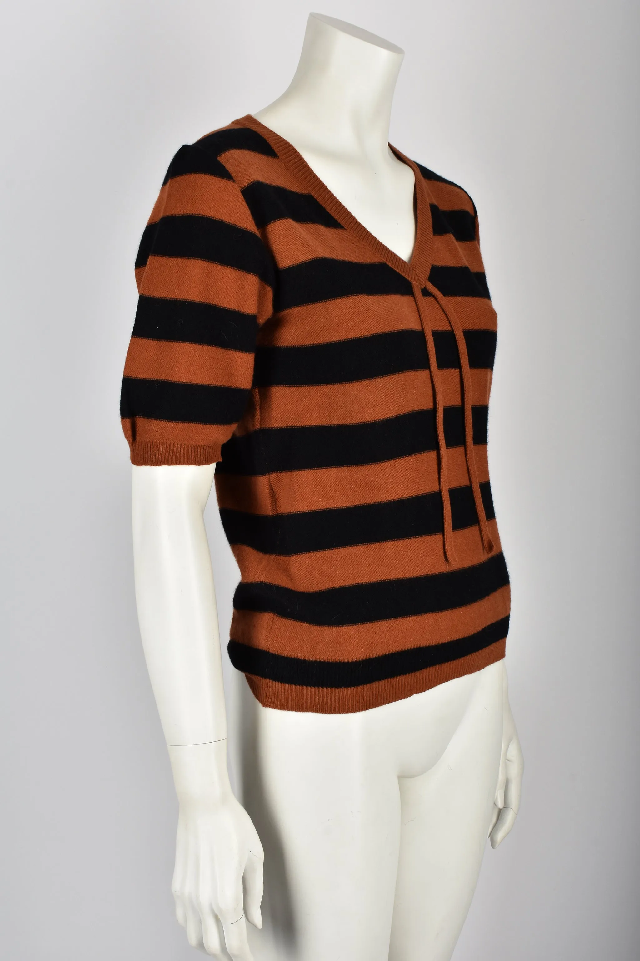 SONIA RYKIEL 70s striped wool sweater M