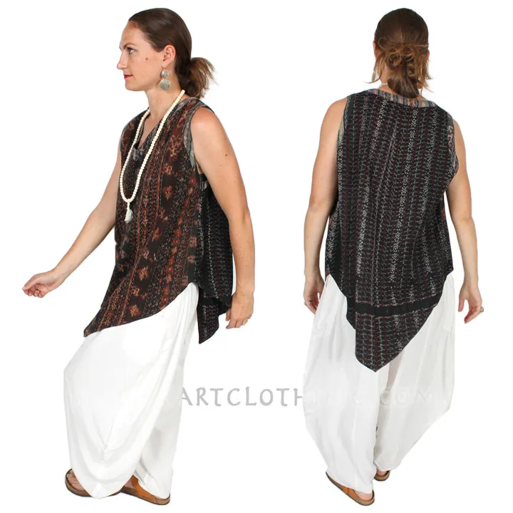 Tienda ho Cotton Ikat Tank Top Monsoon Boho Resort Wear Hippie Chic Plus Sml-2x