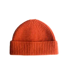 Tuck Stripe Beanie - Orange Glow