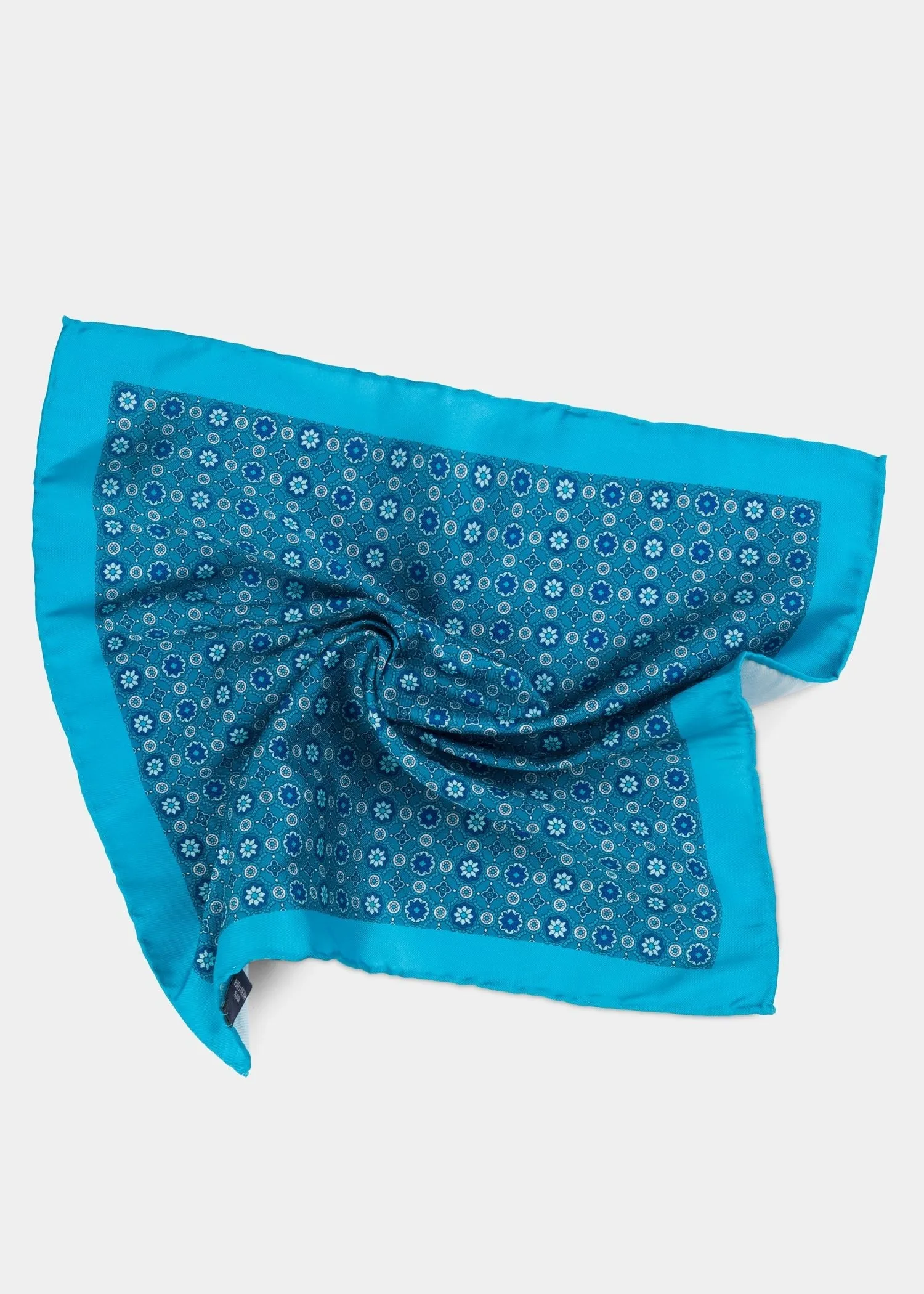 Turquoise Pocket Square