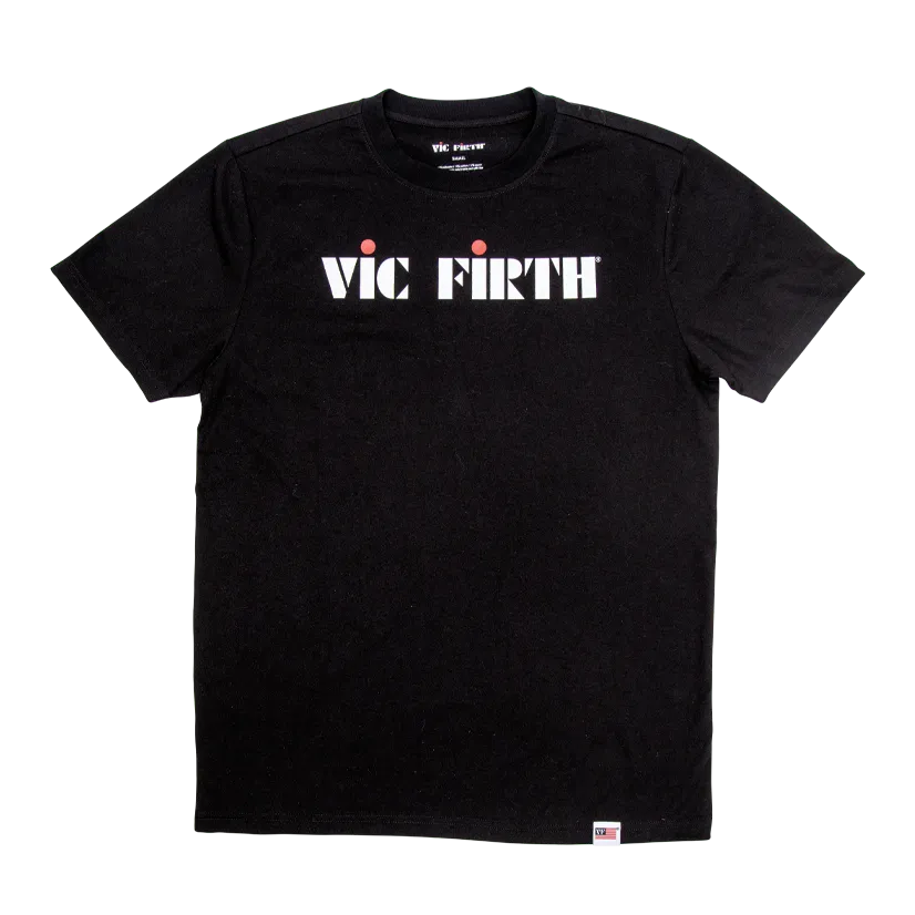 Vic Firth Black Logo Tee